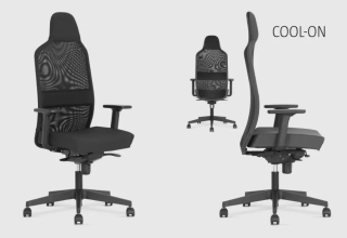 Kancelárske kreslo - Ergonomická kancelária kreslo Rotary Synchro Mesh