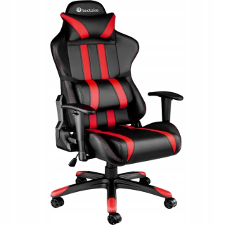 Kancelárske kreslo - Black/Czerwonytectake Premium Office Office