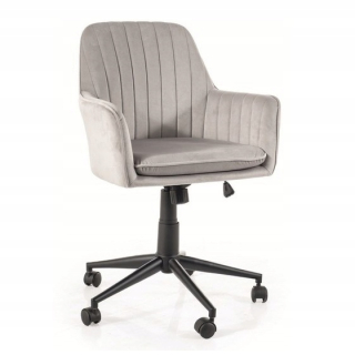 Kancelárske kreslo - Rotačná kancelárska stolička pre stôl Q-886 Gray Velor
