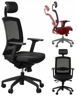 Kancelárska stolička, kreslo - Ergonomické kreslo GN-301 čierna od kmeňa