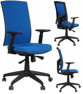 Kancelárska stolička, kreslo - Ergonomické kreslo KB-8922B modrá z kmeňa