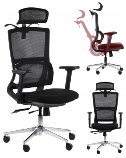Kancelárska stolička, kreslo - Ergonomické kreslo Trent Black z kmeňa