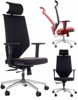 Kancelárska stolička, kreslo - Ergonomické kreslo Zn-805-C čierna z kmeňa