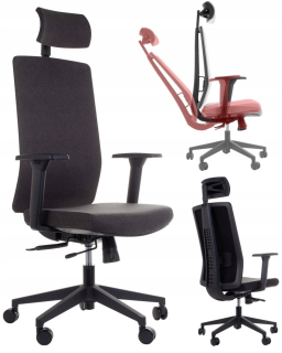 Kancelárska stolička, kreslo - Ergonomické kreslo Zn-807-B Grey z kmeňa