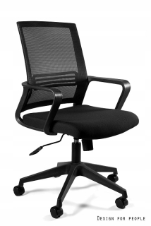 Kancelárske kreslo - Office otočné kreslo pre stôl s nízkym čiernym