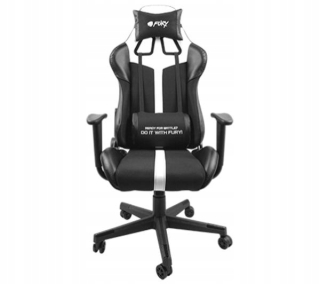 Herné kreslo - Fury Swivel Avenger Avenger XL Gaming čierna a biela