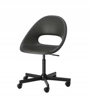 Kancelárske kreslo - Ikea čierne rotačné kreslo