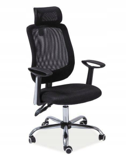 Kancelárske kreslo - Rotačné kreslo, kancelária Q-118 čierna