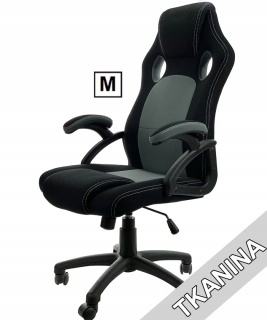 Kancelárske kreslo - Carrera m sivá tkanina Rotačné kreslo