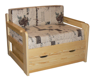 Pohovka, gauč - Pine kreslo skladanie American Matrac 87/200