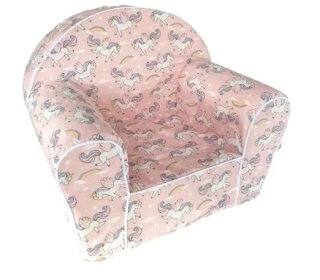 Kreslo do detskej izby - Detské sedadlo SLEKEE SOFA POUF UNICORN