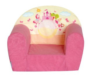 Sedací vak do detskej izby - Detské sedadlo s penou Pouf Sofka Zipper