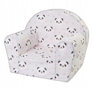 Kreslo do detskej izby - Detské sedadlo SLEKEE SLKOVANÉ DETI PANDA