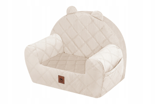 Kreslo do detskej izby - Velvet Royal Child Cream
