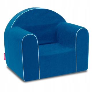 Kreslo do detskej izby - Penové sedadlo Mini Navy Blue Colors!