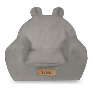 Kreslo do detskej izby - Moderný priestranný komoda Lux 120 cm šedá podložka
