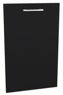 Kuchynská skrinka - Predná čierna rohož pre umývačku riadu 0190 PE 45 cm