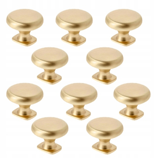 Úchytky na nábytok - Gombík nábytku GTV Lorena Golden Brushed 10 ks