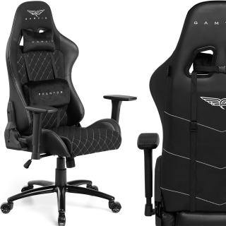 Herné kreslo - Gamvis Phantom Black Material Gaming Grackchair