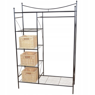 Regál do detskej izby - Šatníkový hanger kovový šatník XL