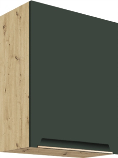 Kuchynská skrinka - Glamour Top Cabinet s policami 50 [33G] Green Matt