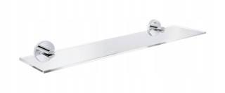 Kúpeľňová polica - Grohe Essentials sklenená polica 53x14 cm