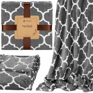 Prikrývka, prehozy na posteľ - Hrubá prikrývka postele na posteli Plat Clover 200x220