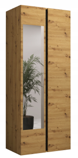 Šatníková skriňa do študenskej izby - Šatník, dva -hlavné šatníky s Ori Artisan Mirror