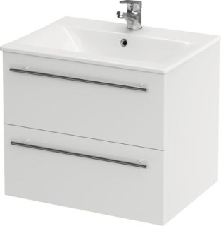 Skrinka do kúpeľne - Grace 60 cm White + Ontario Washbasin