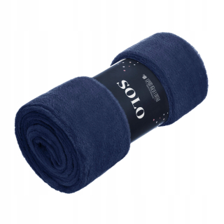 Prikrývka, prehozy na posteľ - Navy modrá prikrývka vyrobená z mikrovlákna 130x170 sólo
