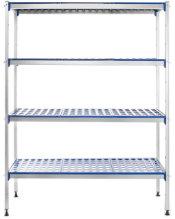 Regál policový - Hendi 812273 Warehouse Rack 4 police