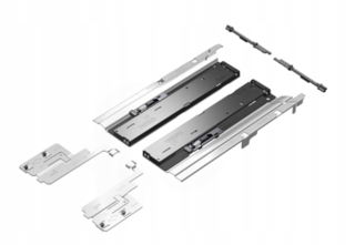 Zásuvkové výsuvy - Hettich Arcitech Push 20 9241049 Unit