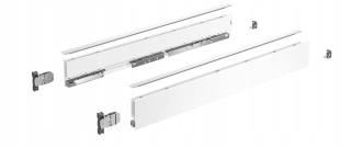 Zásuvkové výsuvy - Hettich Avantech Tenké strany 450/77 biely kpl