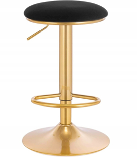 Barová stolička do kuchyne - Bar Hocker Golden Stool Black Glamour Glamour