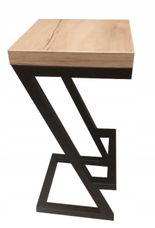 Barová stolička do kuchyne - Hoker Metal Kitchen Loft Bar stolička 65 cm