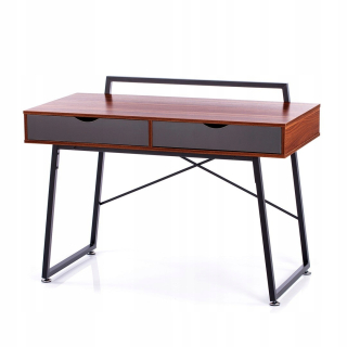 Kancelársky stôl - Homede Desk Tolm Nut 2 zásuvky 120x57,5x88cm