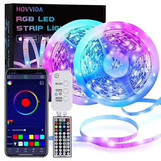 Osvetlenie nábytku - Hovvida LED RGB 5050, 20 m, RGB LED pásik 12
