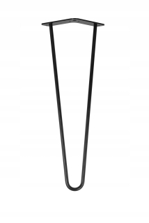 Nábytkové nožičky - Vlaskové nohy kovové nohy stola 48 cm 2 trieri