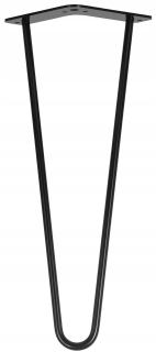 Nábytkové nožičky - Kovové nohy na vlasy kovové nohy stolové nohy 43 cm 2.