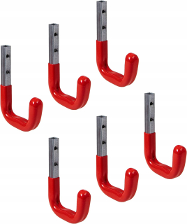 Držiak, vešiak - CIME HOOK GARE Z BUGSS, RED, MET