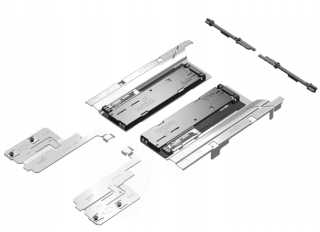 Tlmiče doraz na nábytok - Hettich 9241049 PTO Tiché zásuvky 8-20 kg systém