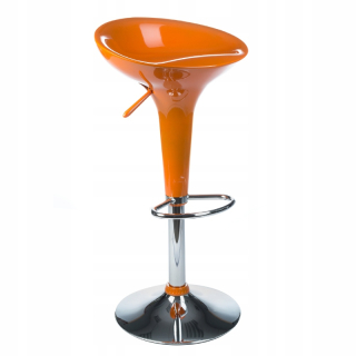 Barová stolička do kuchyne - BX-1002 BAR HOCKER ORANGE