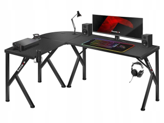 Kancelársky stôl - Huzaro Corner Gaming Desk Hero 6.3 čierny
