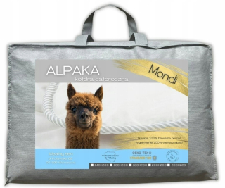 Prikrývka na spanie - Perfektný spánok prikrývky alpaky vlny 200x200 Mondi