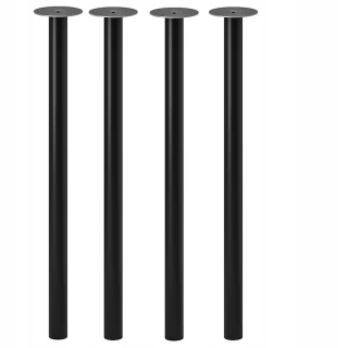 Nábytkové nožičky - Ikea adils nôh nastaviteľné 4 ks čierny stolík