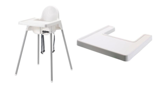 Stolička do detskej izby - IKEA ANTILOP KRMIČNÁ KREKOVACÍ
