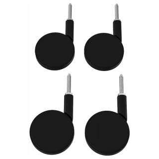 Ikea Bekant Circle pre čiernu stoličku 4 kusy