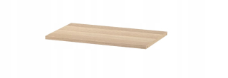 Polica do obývačky - Ikea Besta Poličky, biely zafarbený dub, 56x36 cm