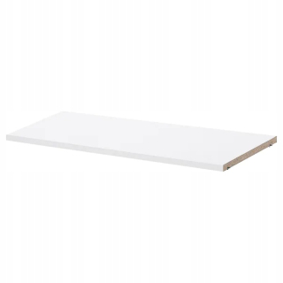 Regál, polica do pracovne - Ikea Billy Dodatočná biela polica 76x38 cm