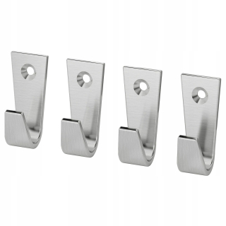 Ikea Blecka Niklated Hook na oblečenie 4 cm 4 ks